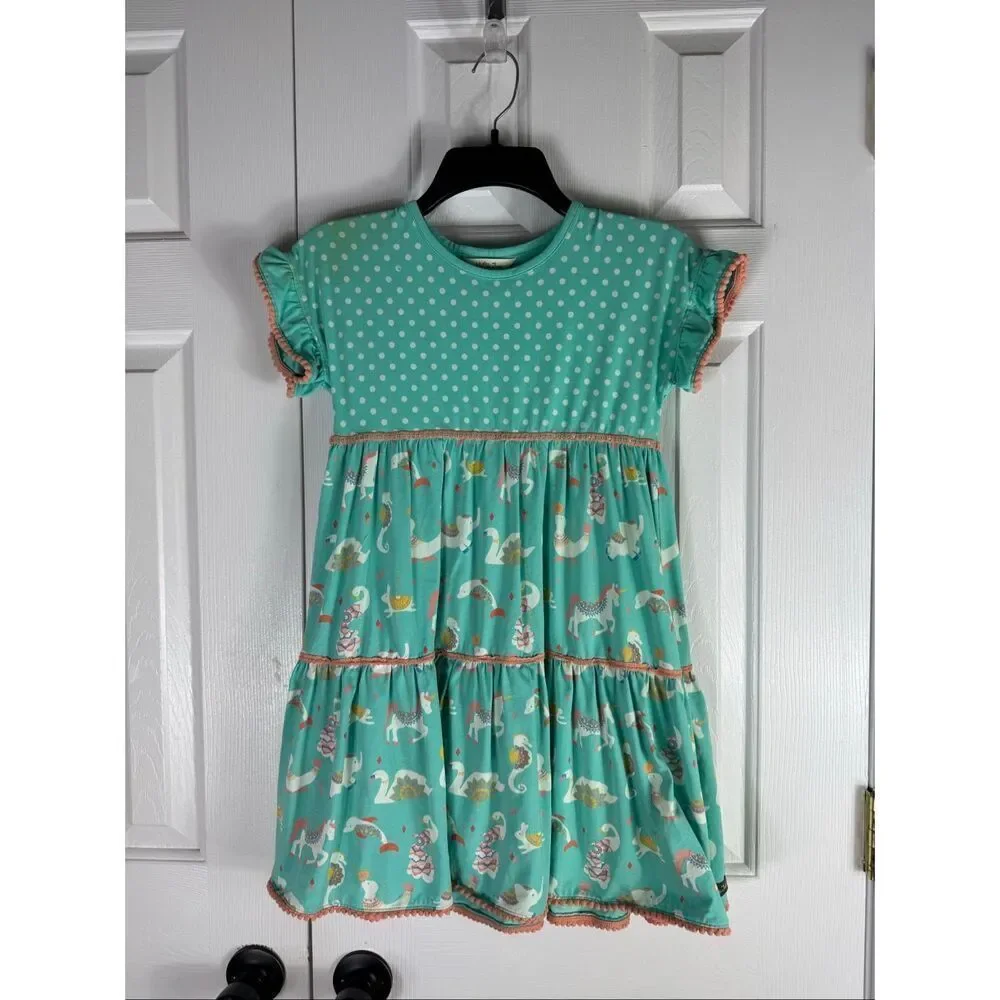 Matilda Jane Girls Dream Chasers Fun at the Circus Dress Size 8